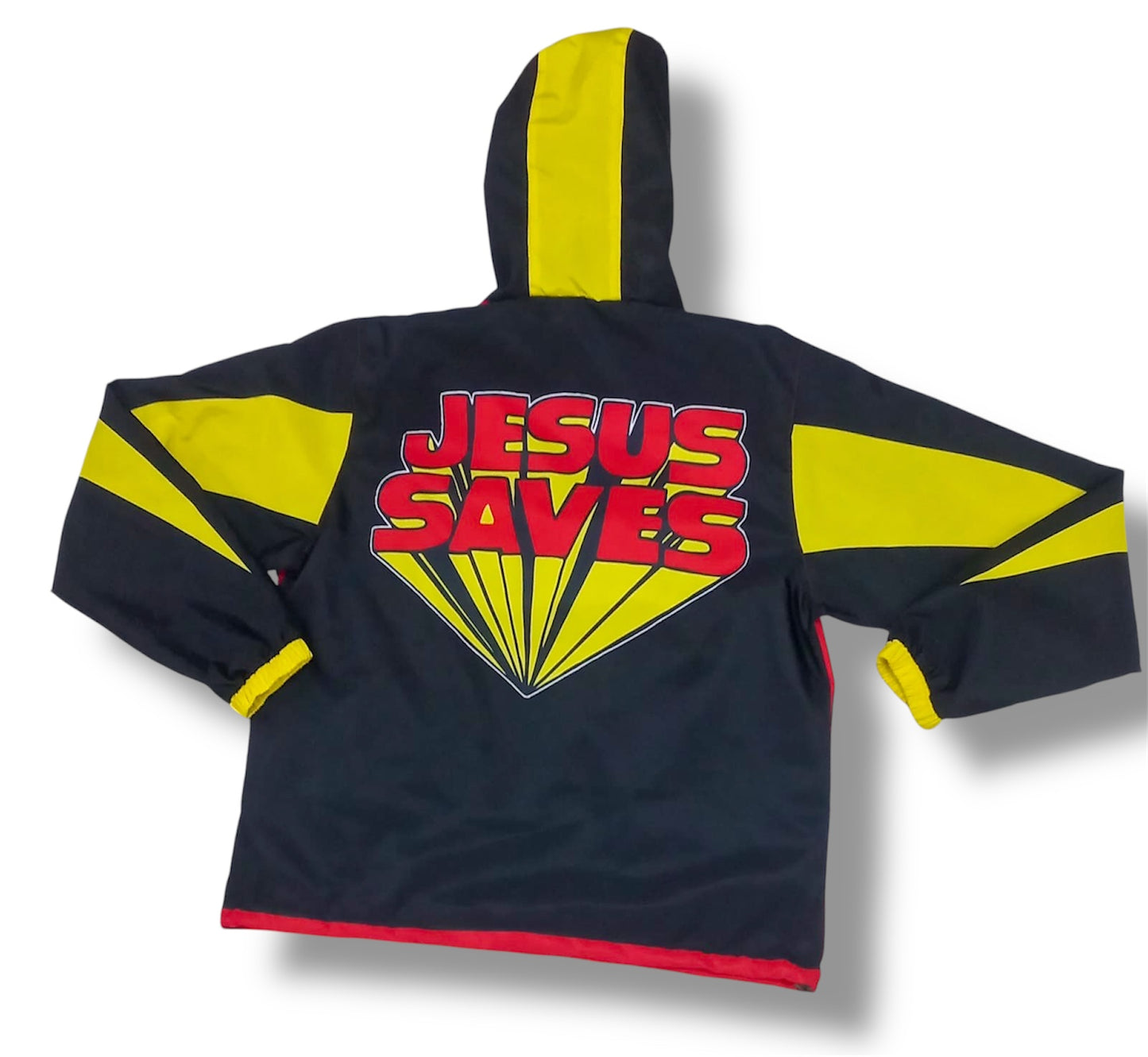 JESUS SAVES windbreaker PREORDER ONLY