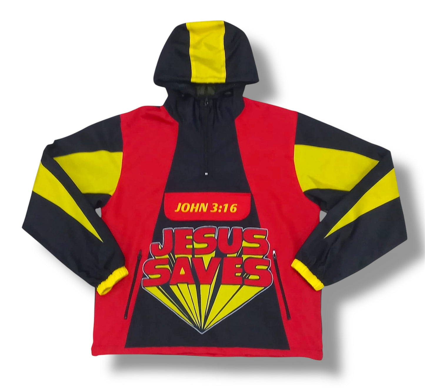 JESUS SAVES windbreaker PREORDER ONLY